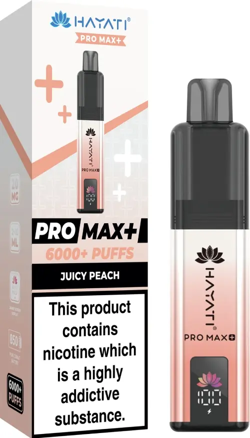 Hayati Pro Max Plus  - 10mg | Juicy Peach